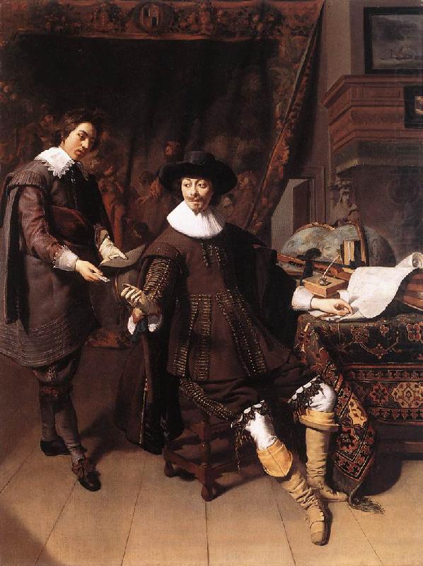 KEYSER, Thomas de Constantijn Huygens and his Clerk g china oil painting image